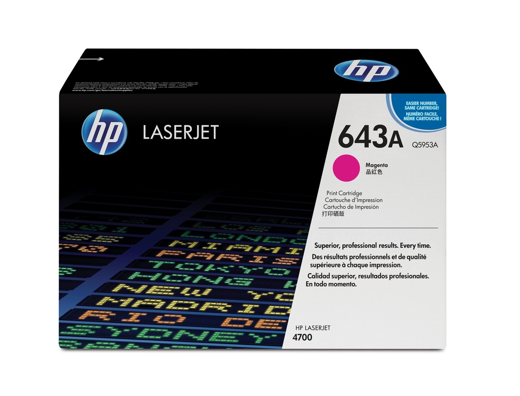 HP Q5953A/643A - Toner magenta, 10 000 pages