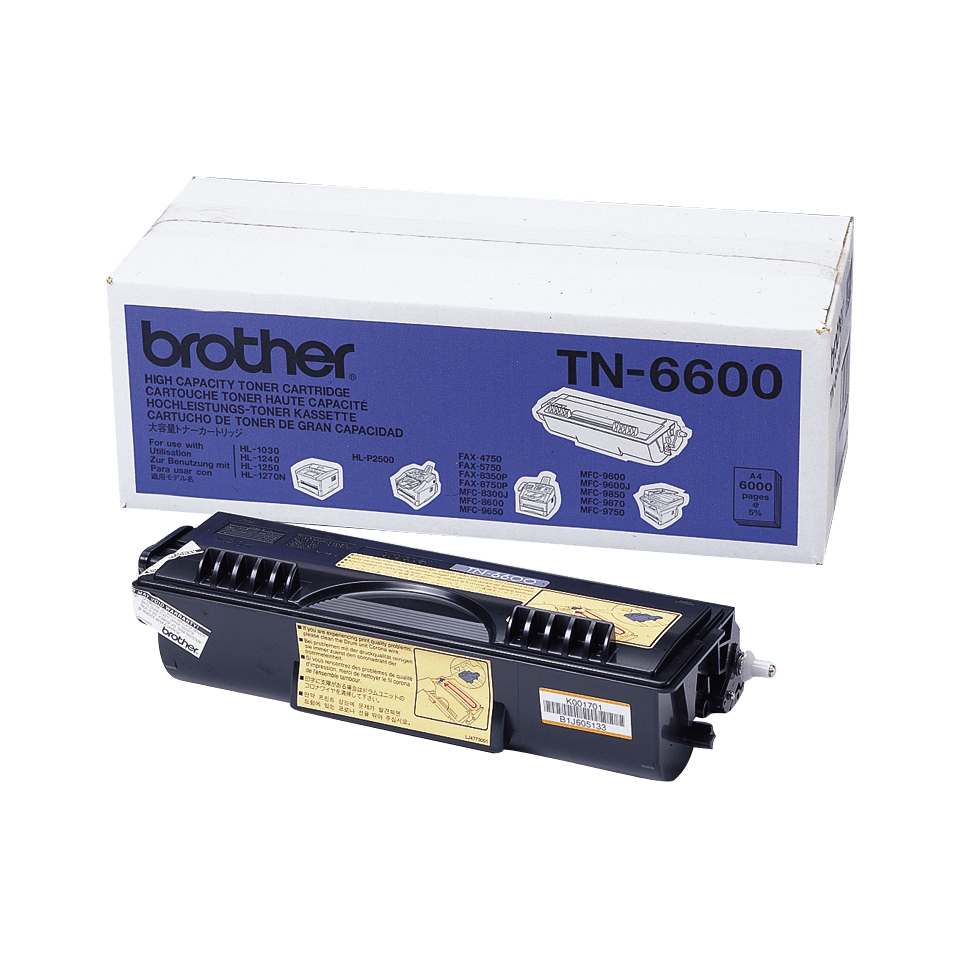 Brother TN-6600 - Toner noir haute capacité, 6 000 pages