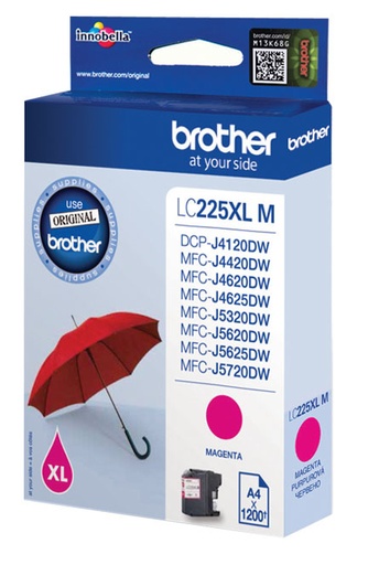 [49225] Brother LC-225XLM ink cartridge 1 pc(s) Original Magenta