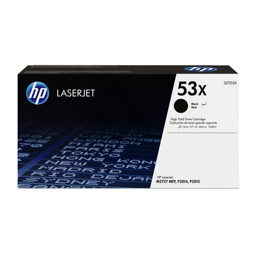 [49252] HP 53X High Yield Black Original LaserJet toner cartridge