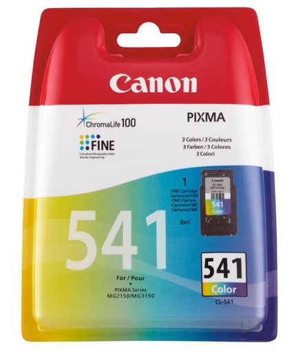 [49416] Canon 5227B005/CL-541 Cartouche à tête d'impression couleur, 180 Pages ISO/IEC 24711 8ml pour Canon Pixma GM 2050/MG 2150/MX 370