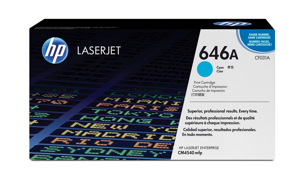 HP CF031A/646A - Toner cyan, 12 500 pages