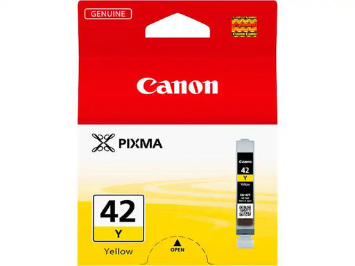 [50211] Canon 6387B001/CLI-42Y Cartouche d'encre jaune 284 Photos 13ml pour Canon Pixma Pro 100