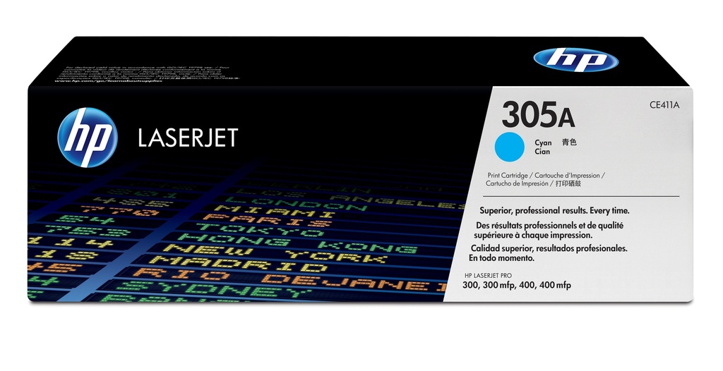 HP CE411A/305A - Toner cyan, 2 600 pages
