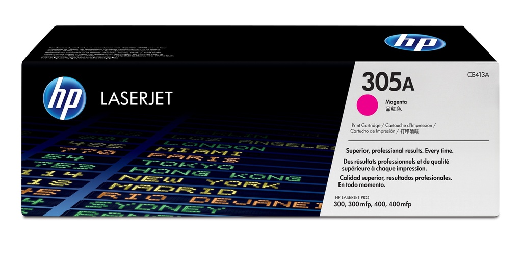 HP CE413A/305A - Toner magenta, 2 600 pages