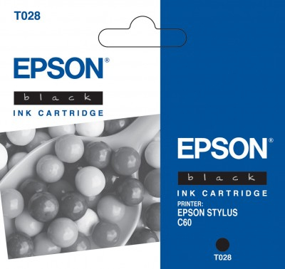 Epson C13T028401 - Cartouche d'encre noire, 600 pages