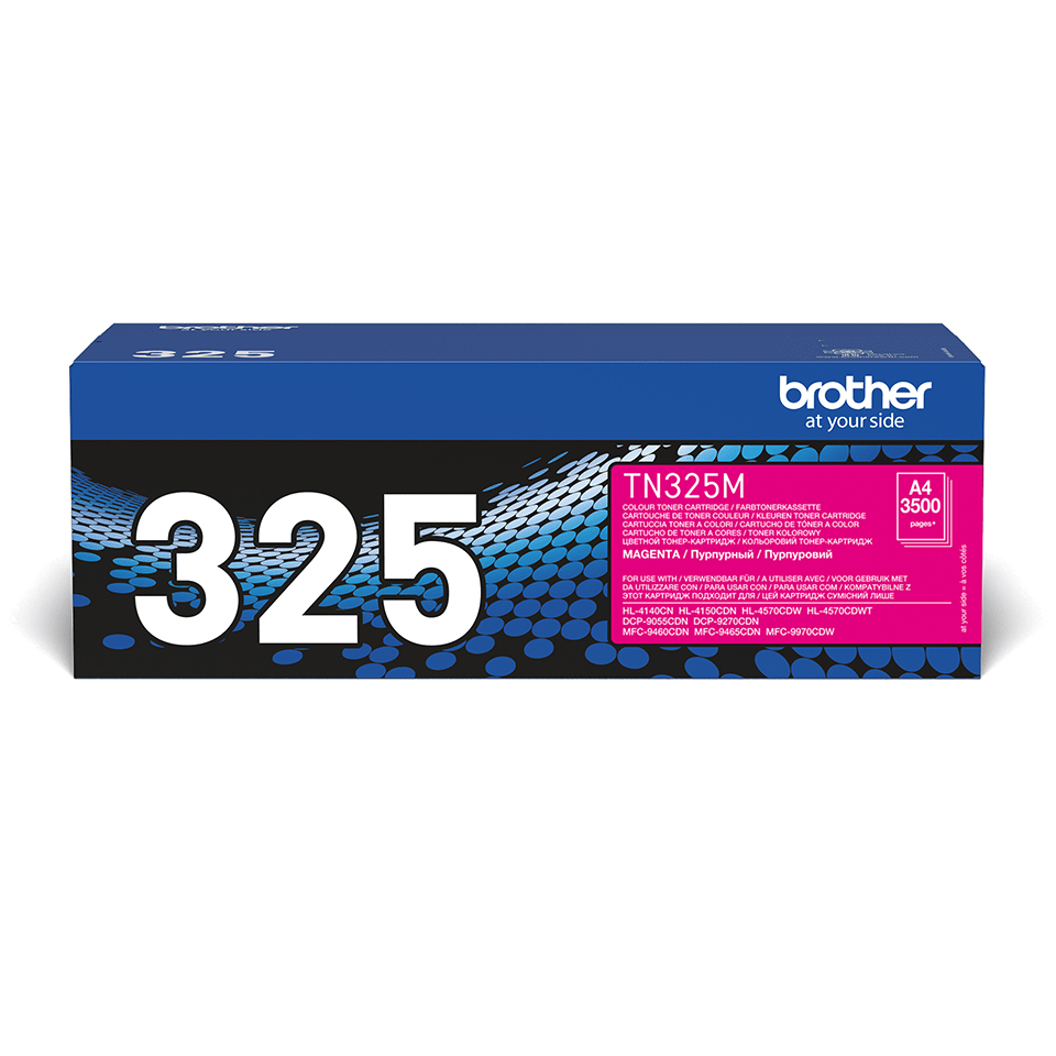 Brother TN-325M - Toner magenta haute capacité, 3 500 pages