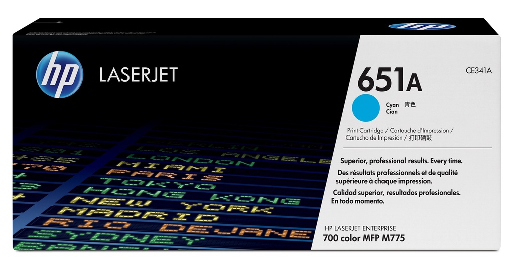 HP CE341A/651A - Toner cyan, 16 000 pages