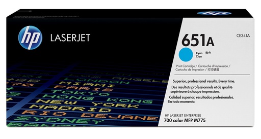 [51230] HP 651A Cyan Original LaserJet toner cartridge