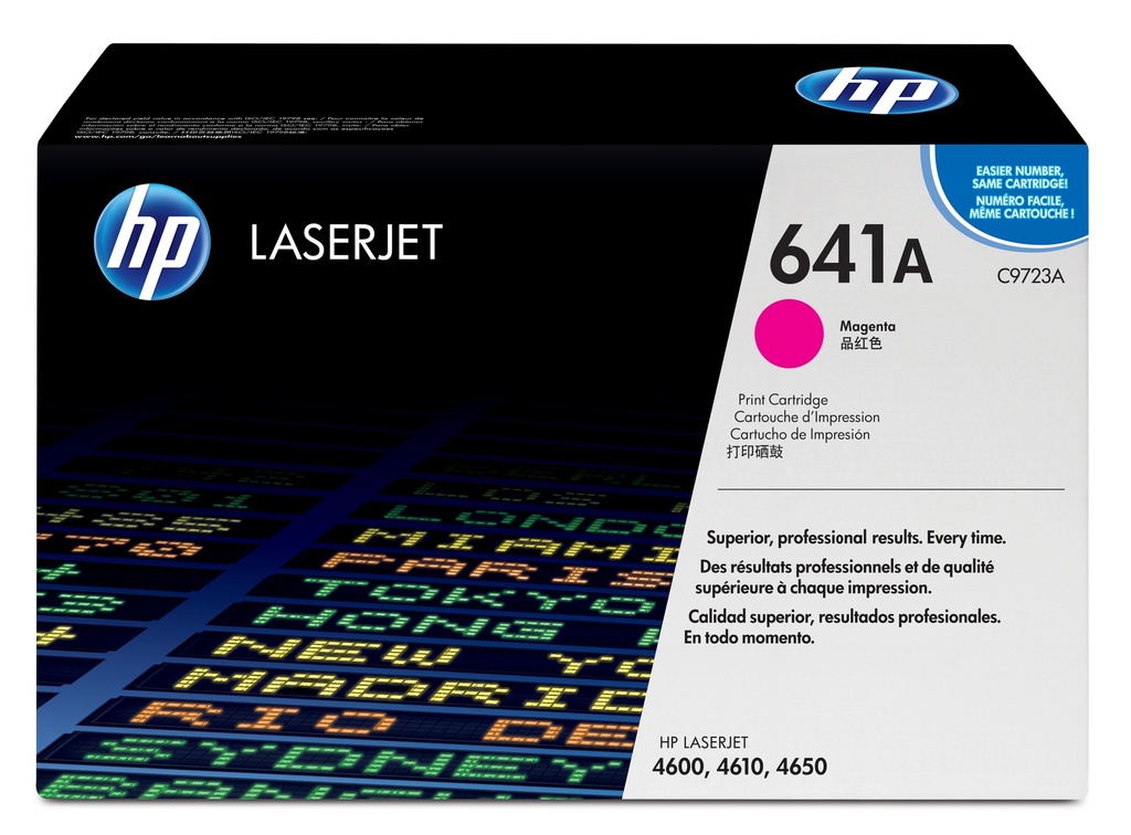 HP C9723A/641A - Toner magenta, 8 000 pages