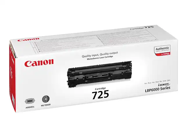 Canon 3484B002/725 - Toner noir, 1 600 pages