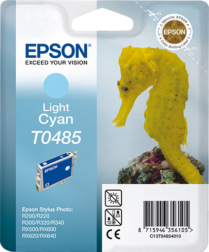 Epson C13T04854010 - Cartouche d'encre cyan, 400 pages