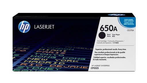 [51474] HP 650A Black Original LaserJet toner cartridge