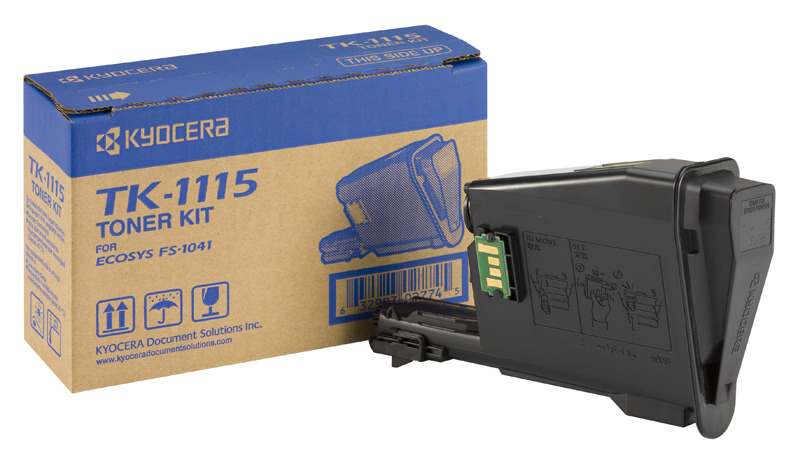 Kyocera 1T02M50NLV/TK-1115 - Toner noir, 1 600 pages