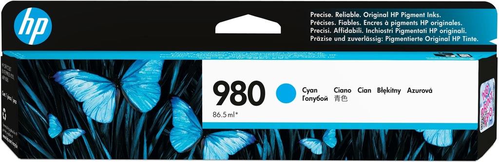 HP D8J07A - Cartouche d'encre cyan, 6 600 pages