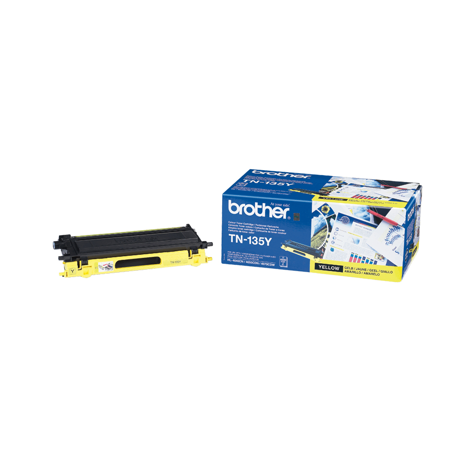 Brother TN-135Y - Toner jaune haute capacité, 4 000 pages