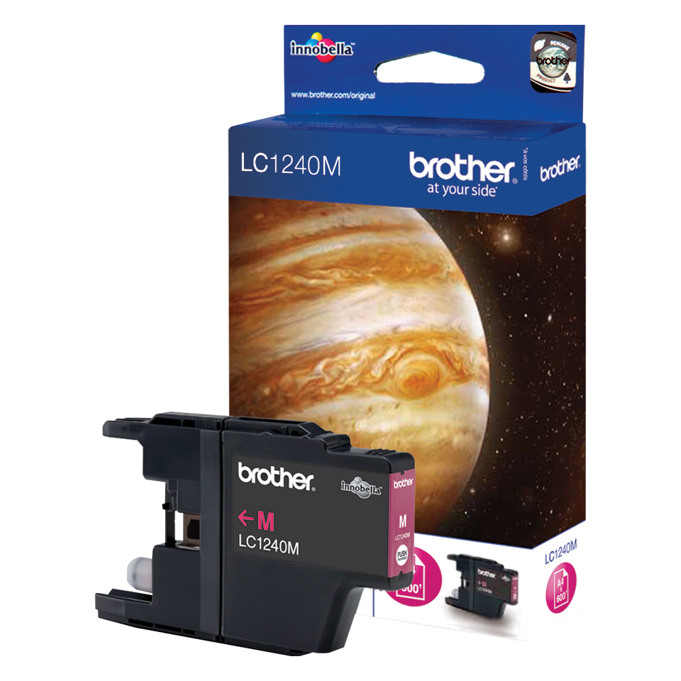 Brother LC-1240M - Cartouche d'encre magenta, 600 pages