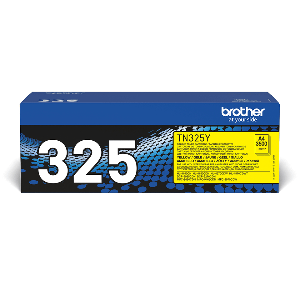 Brother TN-325Y - Toner jaune haute capacité, 3 500 pages