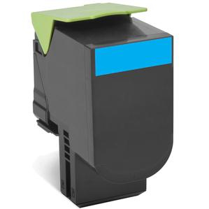 Lexmark 80C2XC0 - Toner cyan haute capacité, 4 000 pages