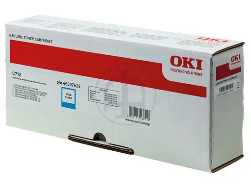 [51780] OKI 46507615 Kit toner cyan, 11.500 Feuilles ISO/IEC 19798 pour OKI C 712