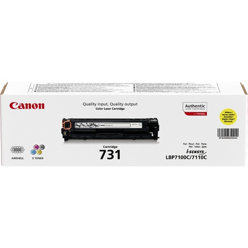 [51832] Canon 731 toner cartridge 1 pc(s) Original Yellow