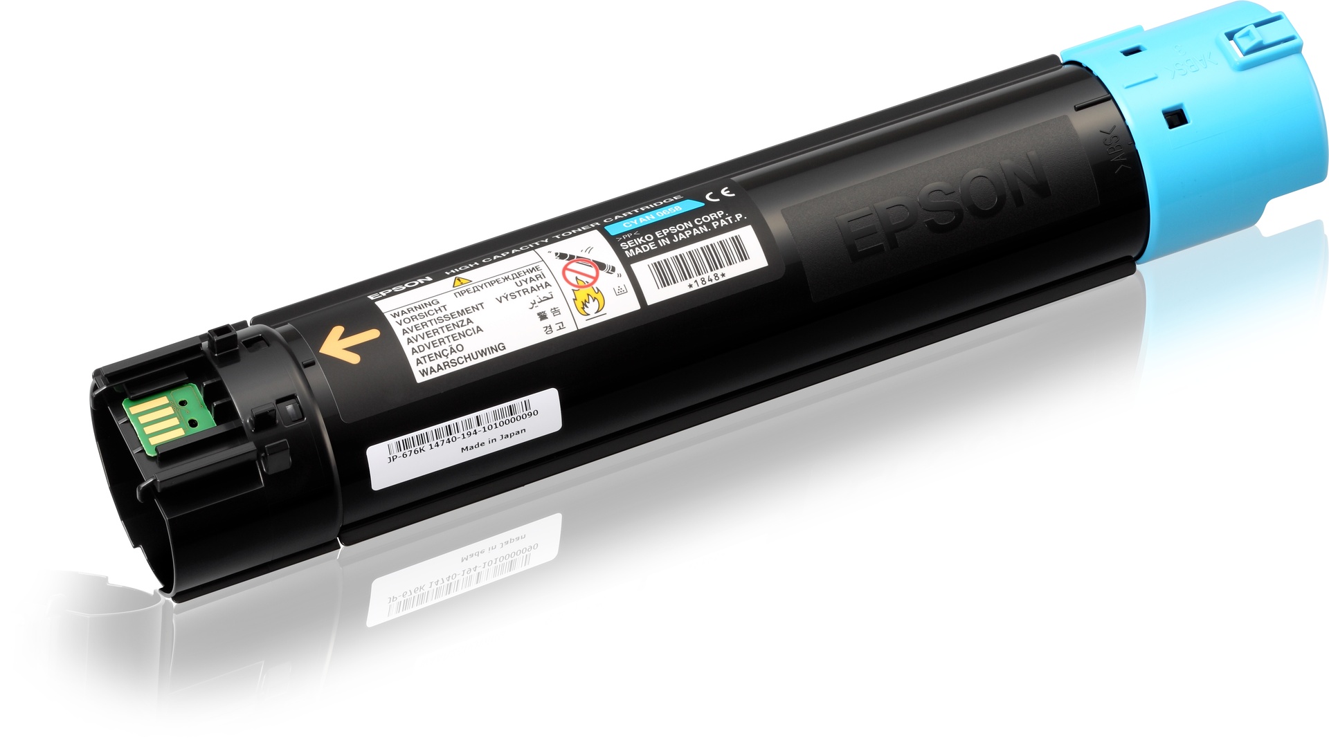 Epson C13S050658 - Toner cyan haute capacité, 13 700 pages