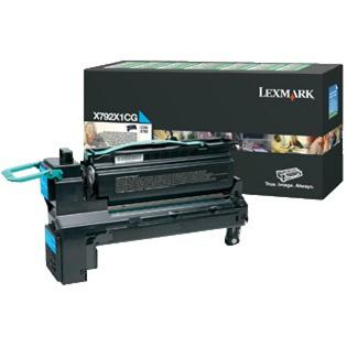 Lexmark X792X1CG - Toner cyan, 20 000 pages