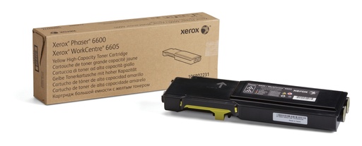 [52026] Xerox Genuine Phaser™ 6600, WorkCentre™ 6605 Yellow Toner Cartridge