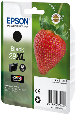 Epson C13T29914010 - Cartouche d'encre noire haute capacité, 470 pages
