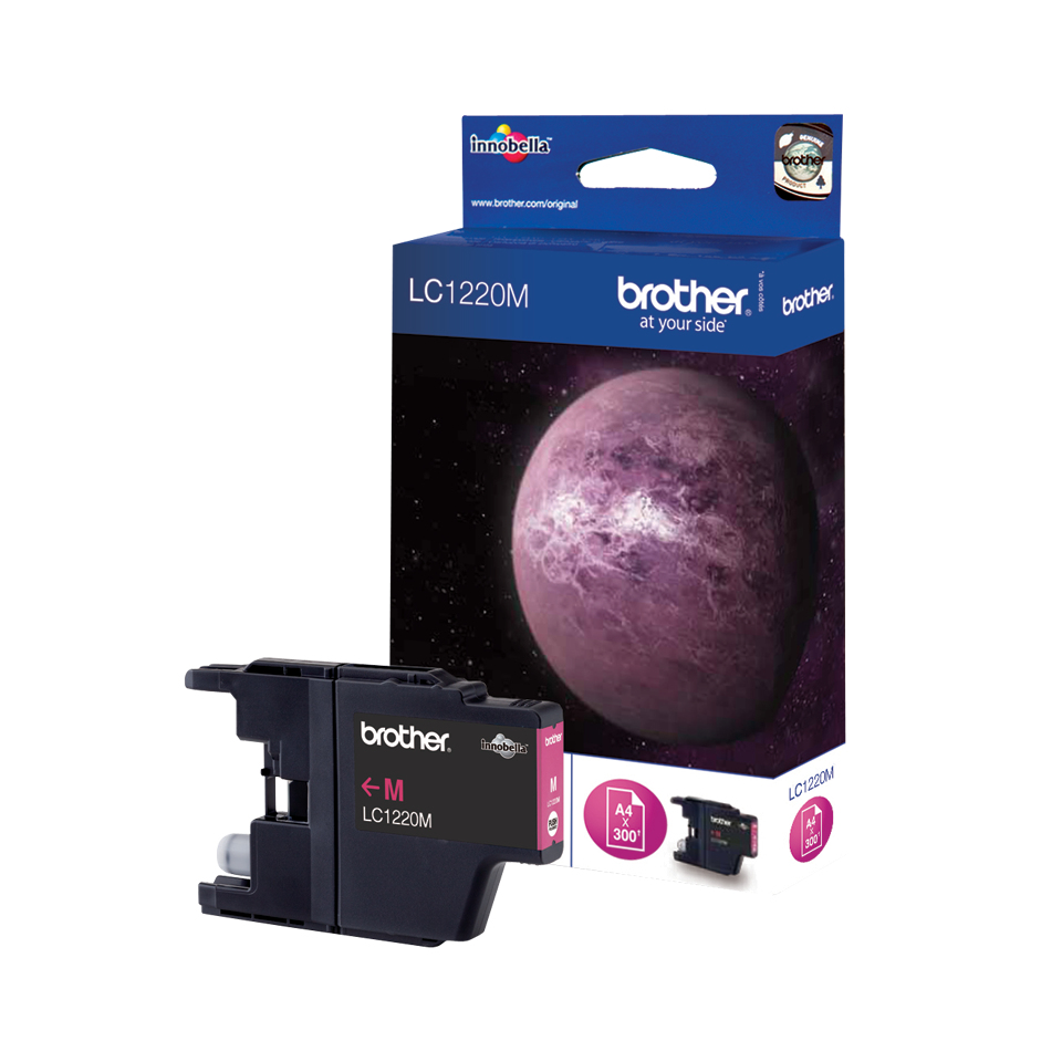 Brother LC-1220M - Cartouche d'encre magenta, 300 pages