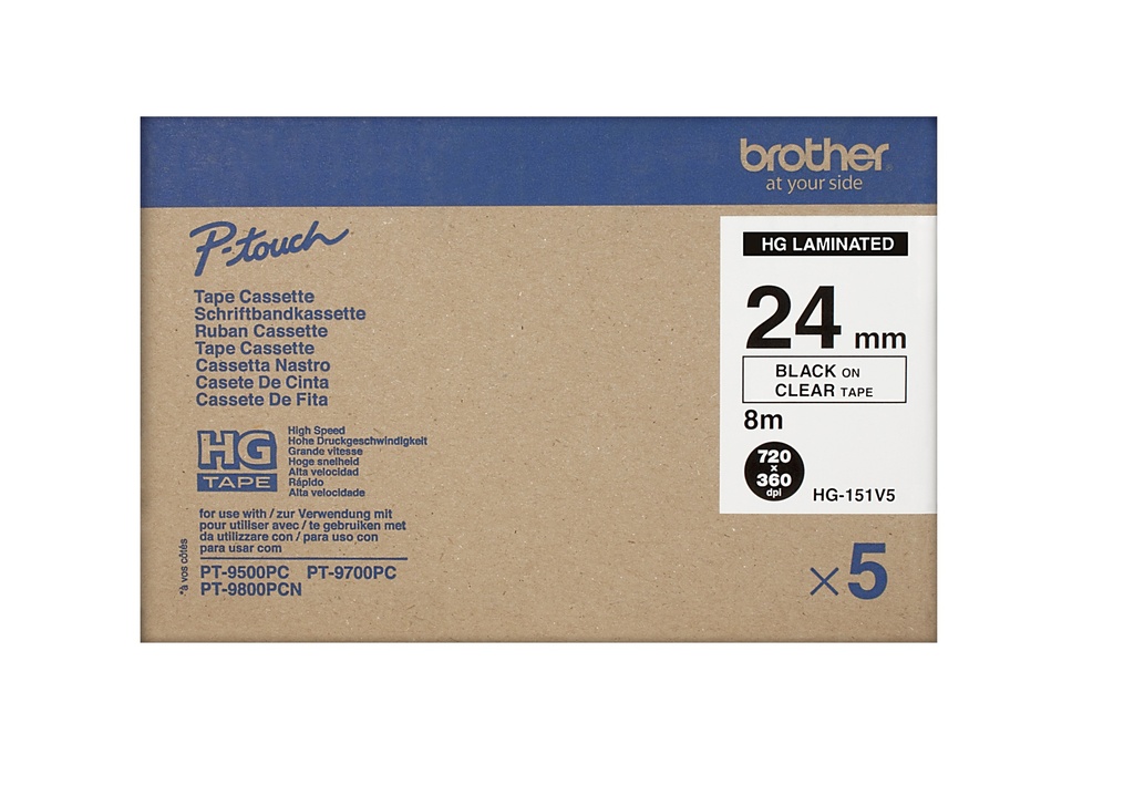 Brother HG-151V5 - Étiquettes