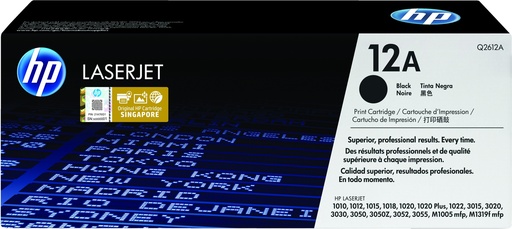 [52486] HP Q2612A/12A Cartouche toner noir, 2.000 Pages ISO/IEC 19752 pour Canon LBP-3000