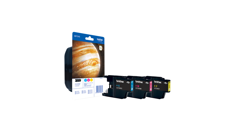 Brother LC1240RBWBP - Cartouche d'encre multipack couleurs, 3 x 600 pages