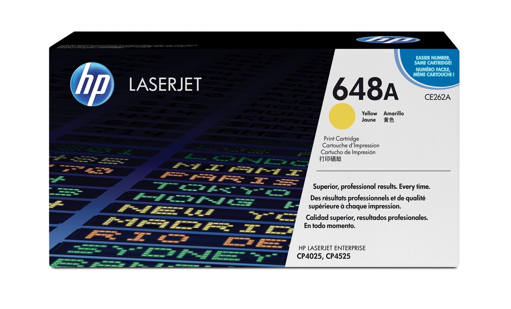 HP CE262A/648A - Toner jaune, 11 000 pages