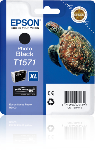Epson C13T15714010/T1571 - Cartouche d'encre noire