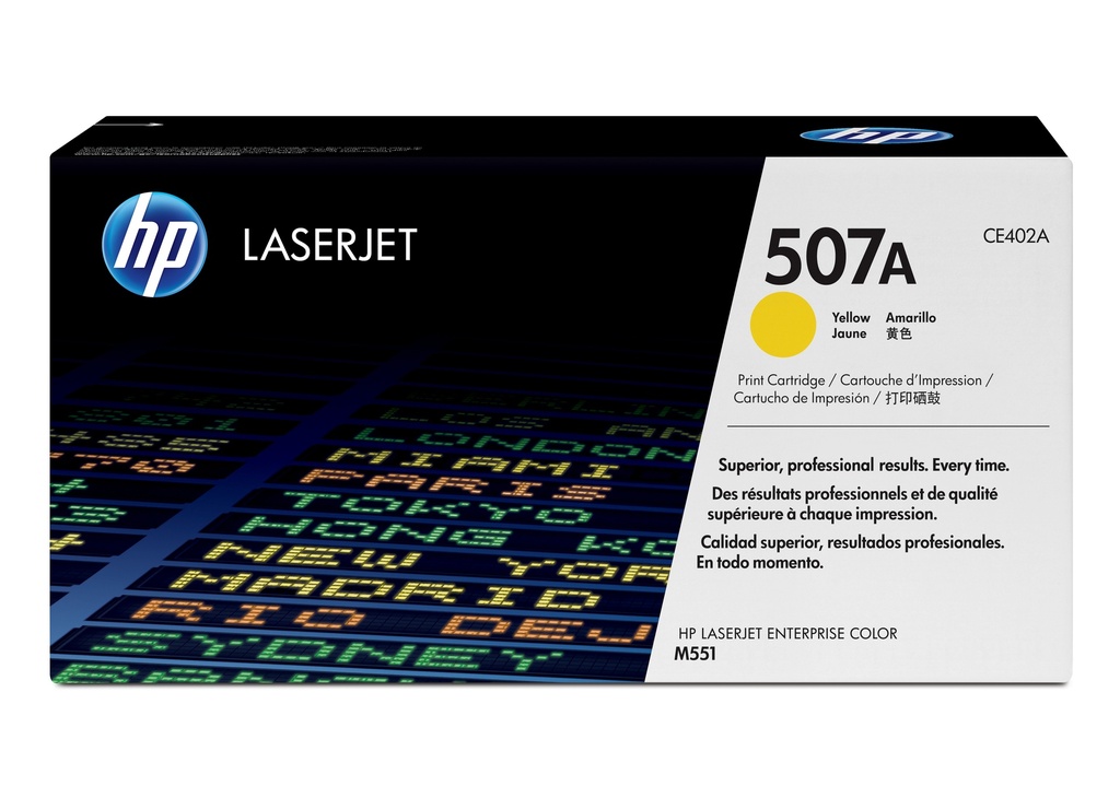 HP CE402A/507A - Toner jaune, 6 000 pages