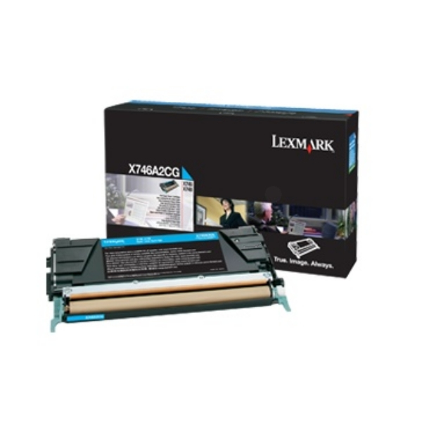 Lexmark X746A3CG - Toner cyan, 7 000 pages