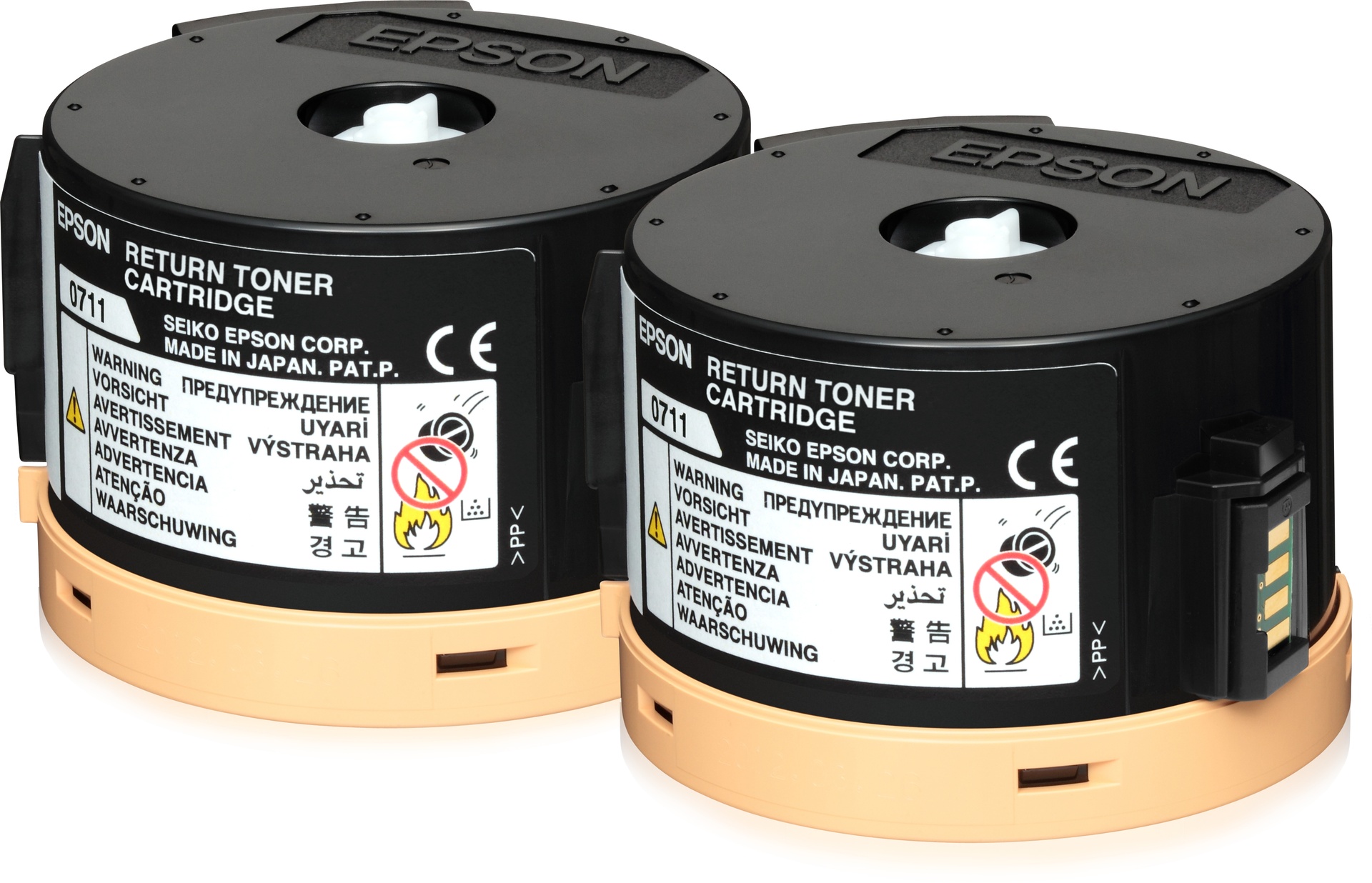 Epson C13S050711 - Toner noir, 2 x 2 500 pages