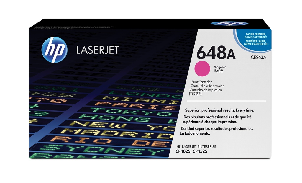 HP CE263A/648A - Toner magenta, 11 000 pages