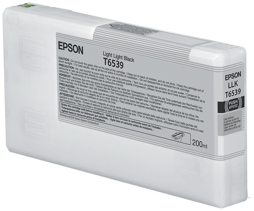 [53342] Epson C13T653900/T6539 Cartouche d'encre gris claire 200ml pour Epson Stylus Pro 4900