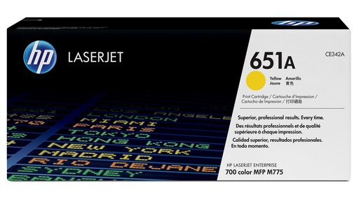 [53541] HP 651A Yellow Original LaserJet toner cartridge