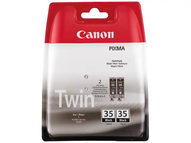 Canon 1509B012 - Cartouche d'encre noire, 2 x 191 pages