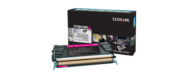 Lexmark X748H1MG - Toner magenta, 10 000 pages