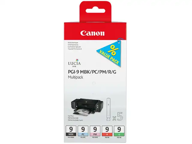 Canon 1033B013 - Cartouche d'encre multipack couleurs (Pack de 5)