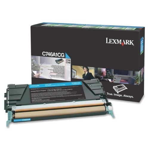 Lexmark C746A1CG - Toner cyan, 7 000 pages