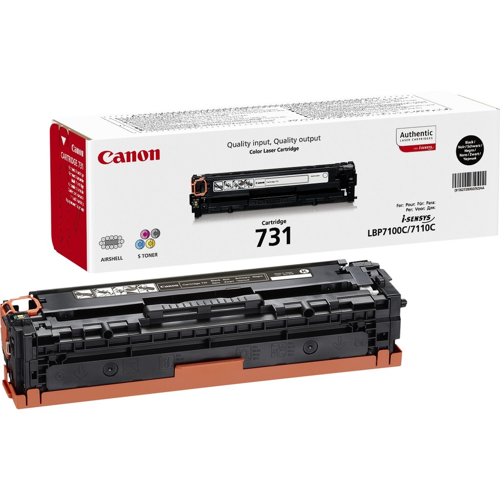 Canon 6272B002/731BK - Toner noir, 1 400 pages