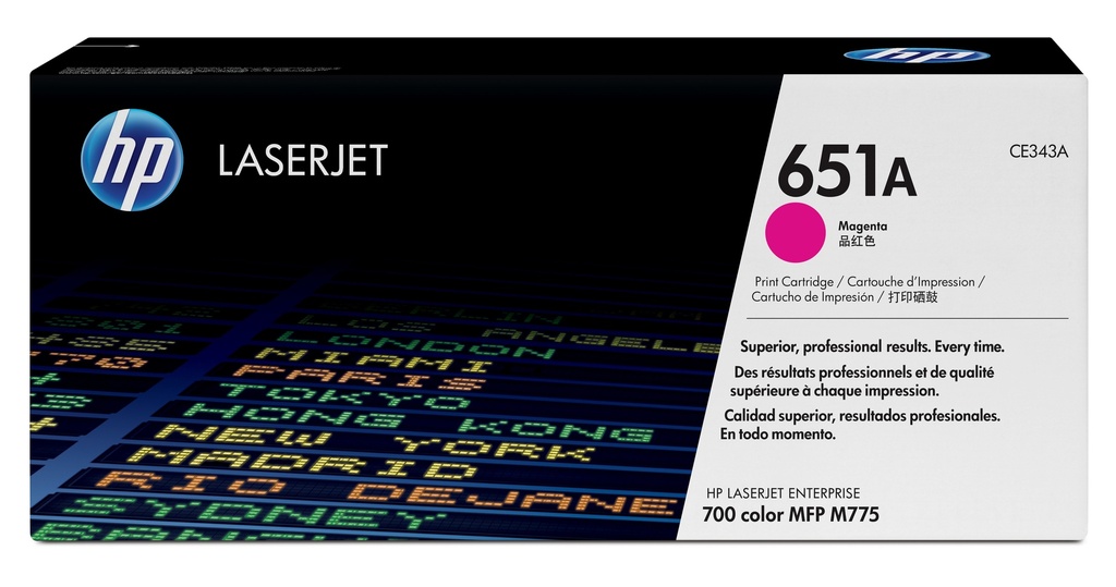 HP CE343A/651A - Toner magenta, 16 000 pages