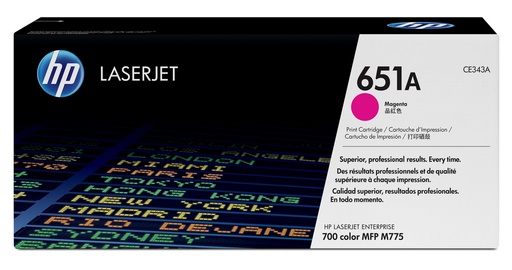 [54145] HP 651A Magenta Original LaserJet Toner Cartridge
