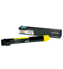 Lexmark X950X2YG - Toner jaune haute capacité, 22 000 pages