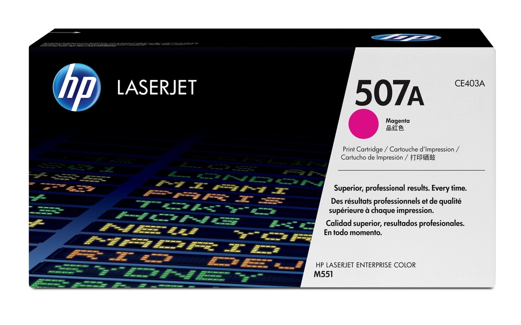 HP CE403A/507A - Toner magenta, 6 000 pages